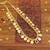 Gold plated kerala style kasu palakka necklace
