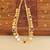 Gold plated kerala style kasu palakka necklace