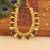 Kerala style gold plated temple palakka necklace