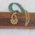 Gold plated handmade beads pendant necklace