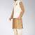 Chikoo dupon art silk kurta, jacket with matching dhoti