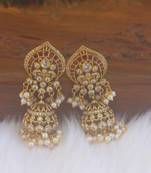 Premium matte finish kerala style jumka earrings