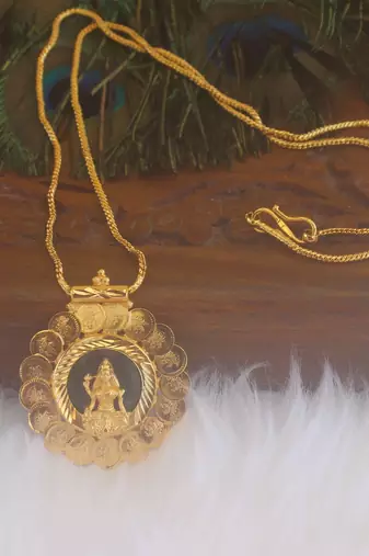 Kerala style temple palakka necklace