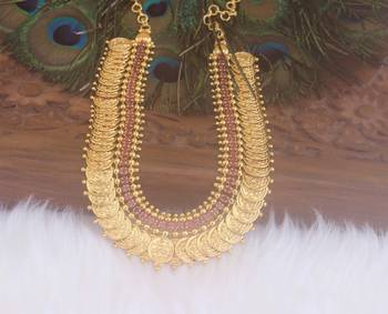 Kerala style kasu stone necklace 2
