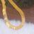 Gold plated kerala head coin long necklace