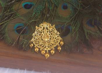 Matte finish temple pendant 3