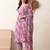Women printed rayon occasional magenta straight kurta pant dupatta set