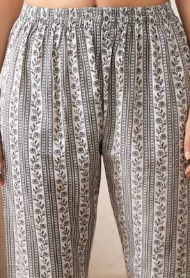 Gold embroidered chikankari  pure cotton black straight kurta pant set 5