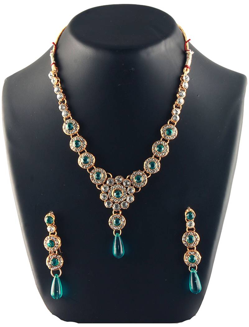 Designer diamond necklace set 