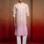 Onion cotton sequin ombre kurta with white trousers - festive set
