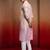 Onion cotton sequin ombre kurta with white trousers - festive set