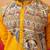 yellow digital print kurta with pyjama - high neck traditional set