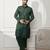 Men’s mehendi green kurta & palazzo cotton set