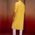 yellow bandhani kurta with pyjama - bright summer set