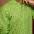 green bandhani kurta with pyjama - fresh summer set