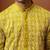 green bandhani gems work kurta with pyjama - ornate traditional set