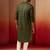 green bandhani gems work kurta with pyjama - ornate traditional set