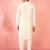 cream zardozi kurta pant set - navratri wedding ethnic wear