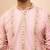 peach digital print kurta with pyjama - stylish festive set