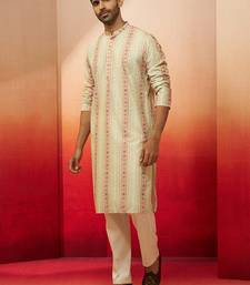 mint green digital print kurta with pyjama - contemporary festive set