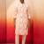 multicolor digital print kurta with cream pants set