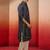 blue bandhani kurta set with cream pant and dupatta - traditional ethnic wear
