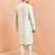 mint green viscose kurta with mint green pant - festive collection