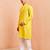 yellow cotton kurta with white pyjama - summer casual set