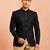 black jodhpuri with chiku breeches - wedding special set