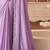 Lavender chiffon embroidered wedding-sarees with bridal embroiderd blouse