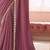 Brown chiffon embroidered wedding-sarees with bridal embroiderd blouse