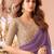 Mauve chiffon embroidered bollywood-sarees with bridal embroiderd blouse