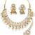 Radiant pearl and kundan necklace set with gold plating – perfect jewelry for bridal, party, and festive wear