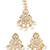 Pearl and kundan gold plated necklace set with elegant design and fine detailing – perfect jewelry for brides