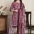 Pink cotton blend printed ready to wear patiala salwar suit