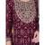 Maroon Embroidered Naira Cut Kurti Pant Dupatta Set