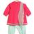 Pink embroidered viscose kurta set