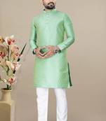 Pista jacquard straight men's kurta pyjama