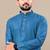 Rama cotton lining work straight men's kurta pyjama