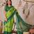 Premium Linen Cotton Saree with Elegant Digital Print With Blouse Set