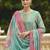 turquoise lawn cotton embroidered dress material