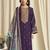 violet dola silk jacquard digital printed dress material