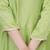 Green kali kurta set with fida dupatta