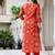 Women's Gorgeous Rayon Embroidery Straight Kurta with Pant And Dupatta Set