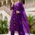 Women's Gorgeous Rayon Embroidery Straight Kurta with Pant And Dupatta Set