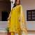 Women's Gorgeous Embroidery work Viscose Gadhwal Fabric Straight Kurta, Pant and Dupatta Set