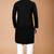 Black cotton schiffili work straight men's kurta pyjama