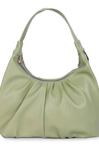 Veronly soft pleated shoulder bag