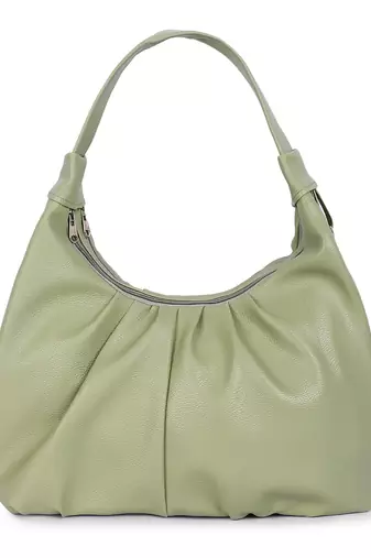 Veronly soft pleated shoulder bag
