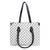 Veronly classic checkered tote bag